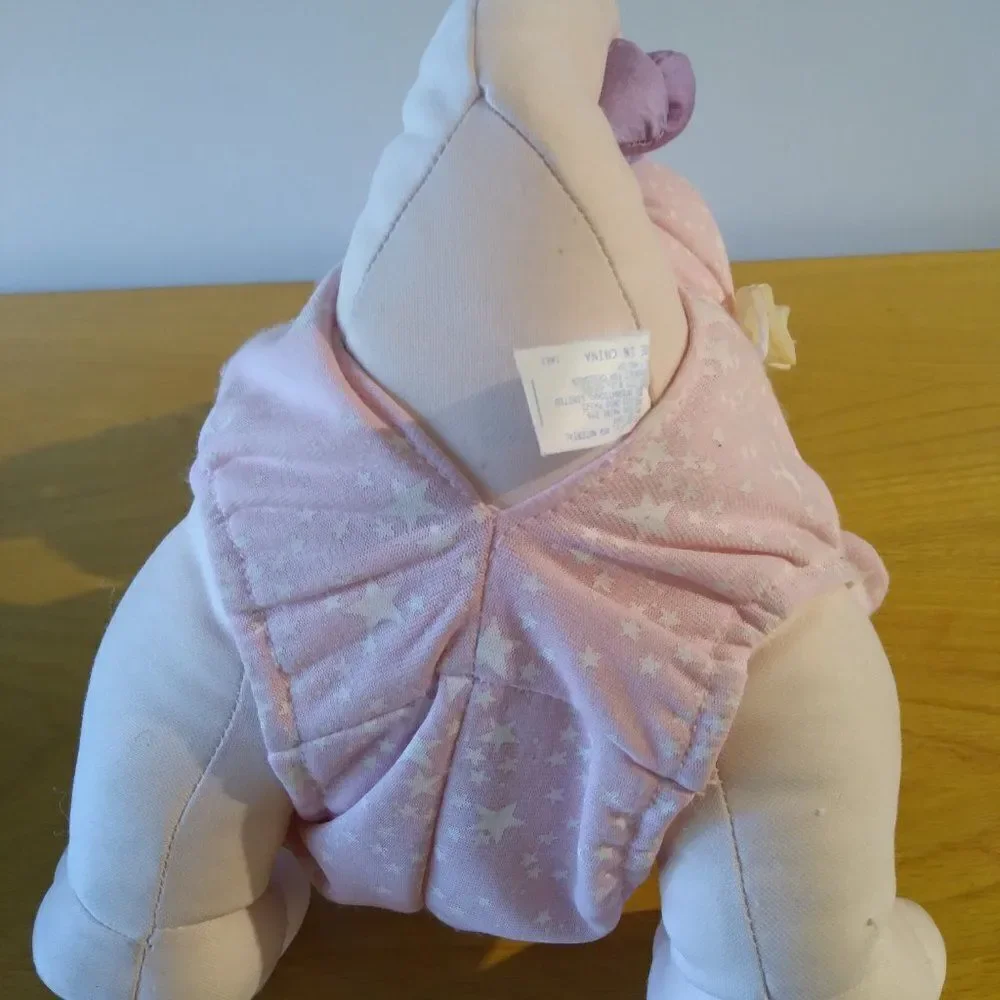 Vintage 90s Dandee Baby Sinclair Plush Doll Vinyl
